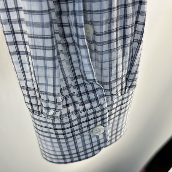 Billy Reid Long Sleeve Checkered Button Down Shirt - Picture 3 of 7
